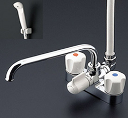 TOTO 2ハンドルシャワー金具 台付タイプ TMS26C